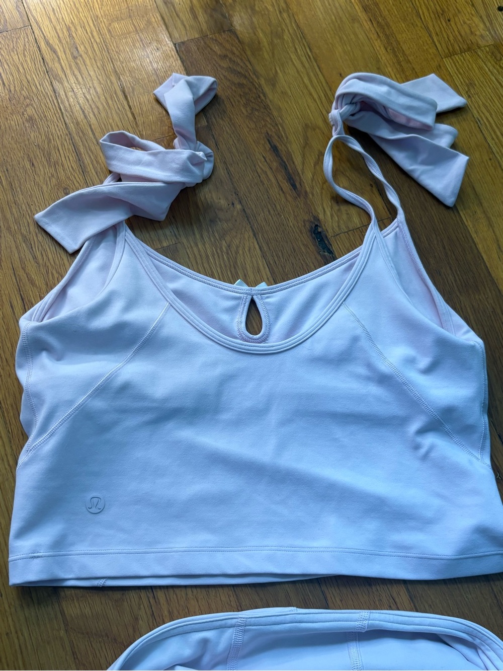 Lululemon balletcore set of the month pink organza skirt and tank - Picture 3 of 6